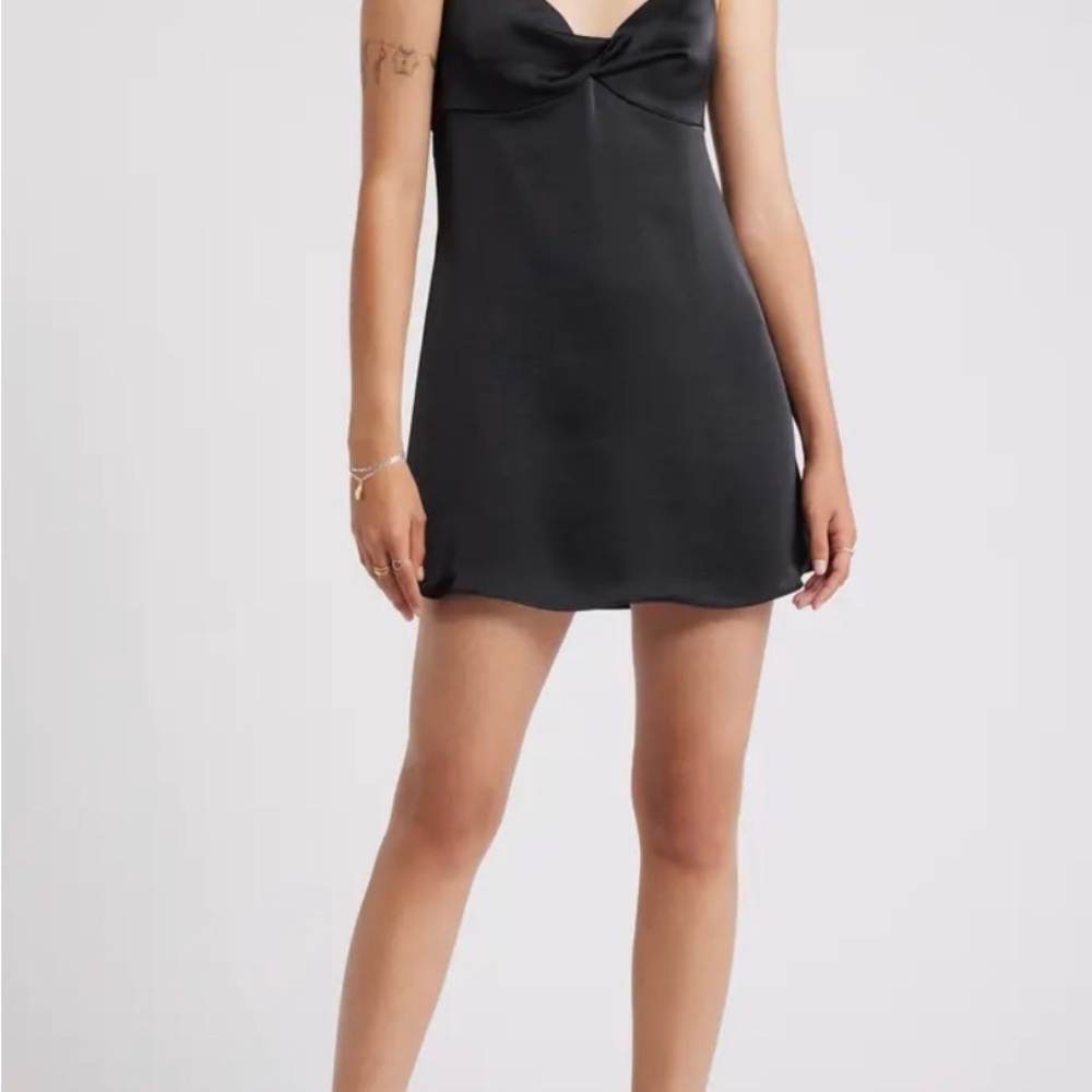BP Black Satin Dress